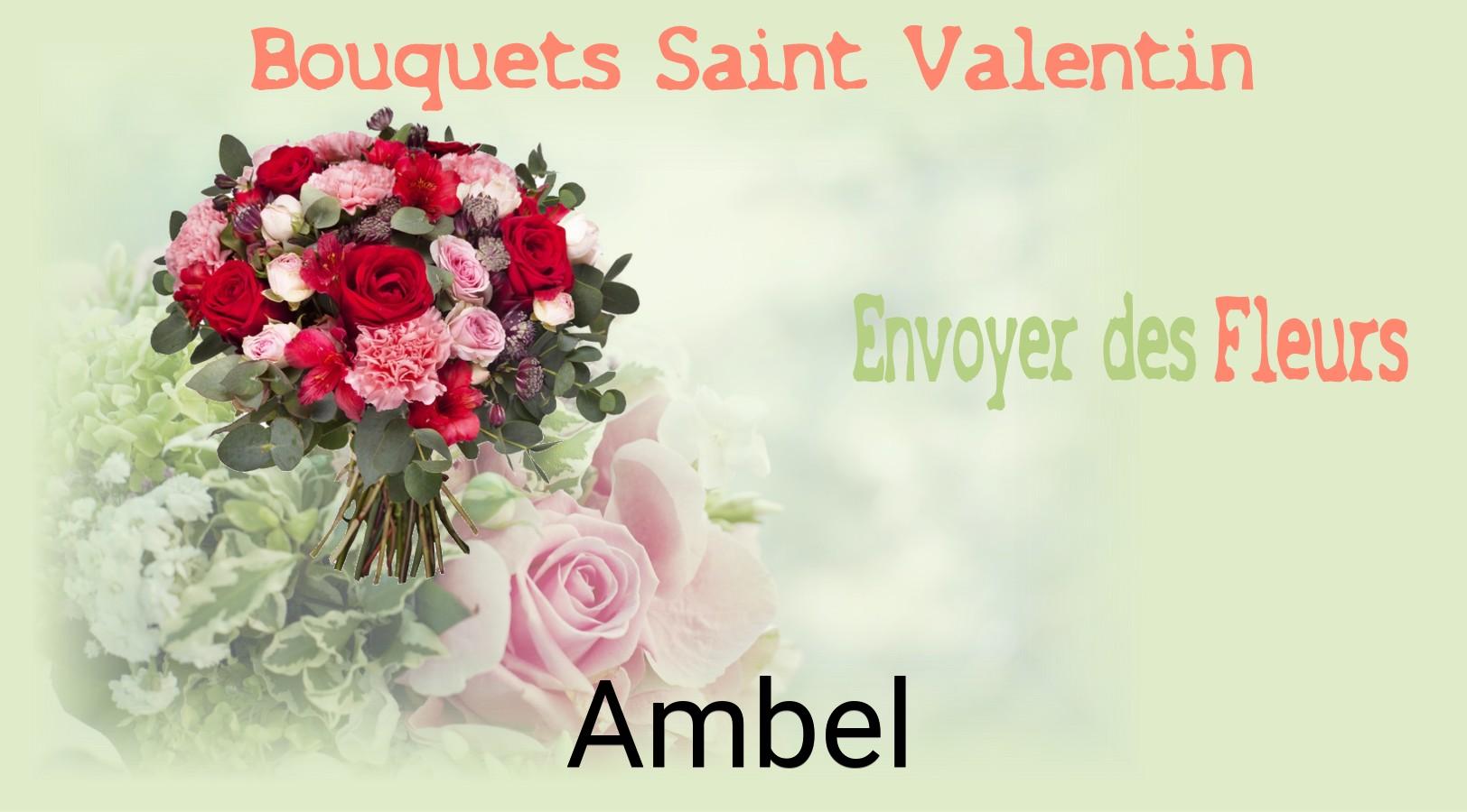 Roses de Saint-Valentin livrées à Ambel